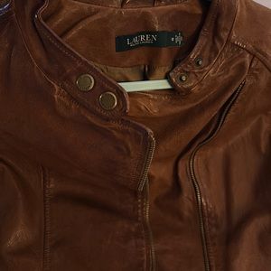Lauren by Ralph Lauren leather jacket